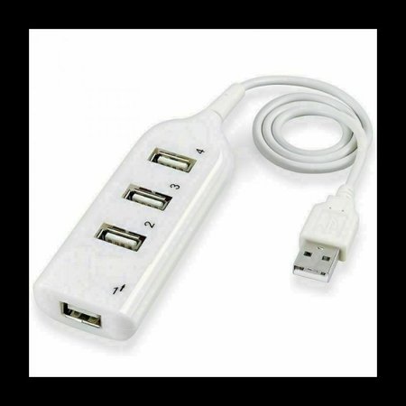SANOXY White USB 2.0 Hi-Speed 4-Port Splitter Hub For PC Notebook High Speed Computer SANOXY-PCMOUSE7-we